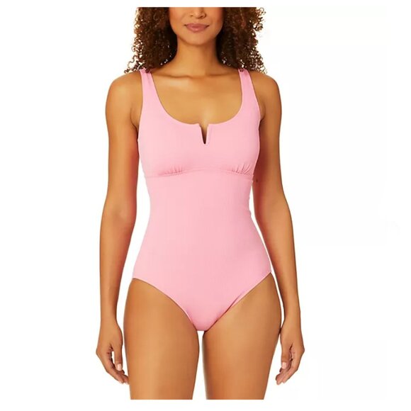 Anne Cole Limited Edition Square Neck‎ One Piece Swimsuit - Picture 1 of 6